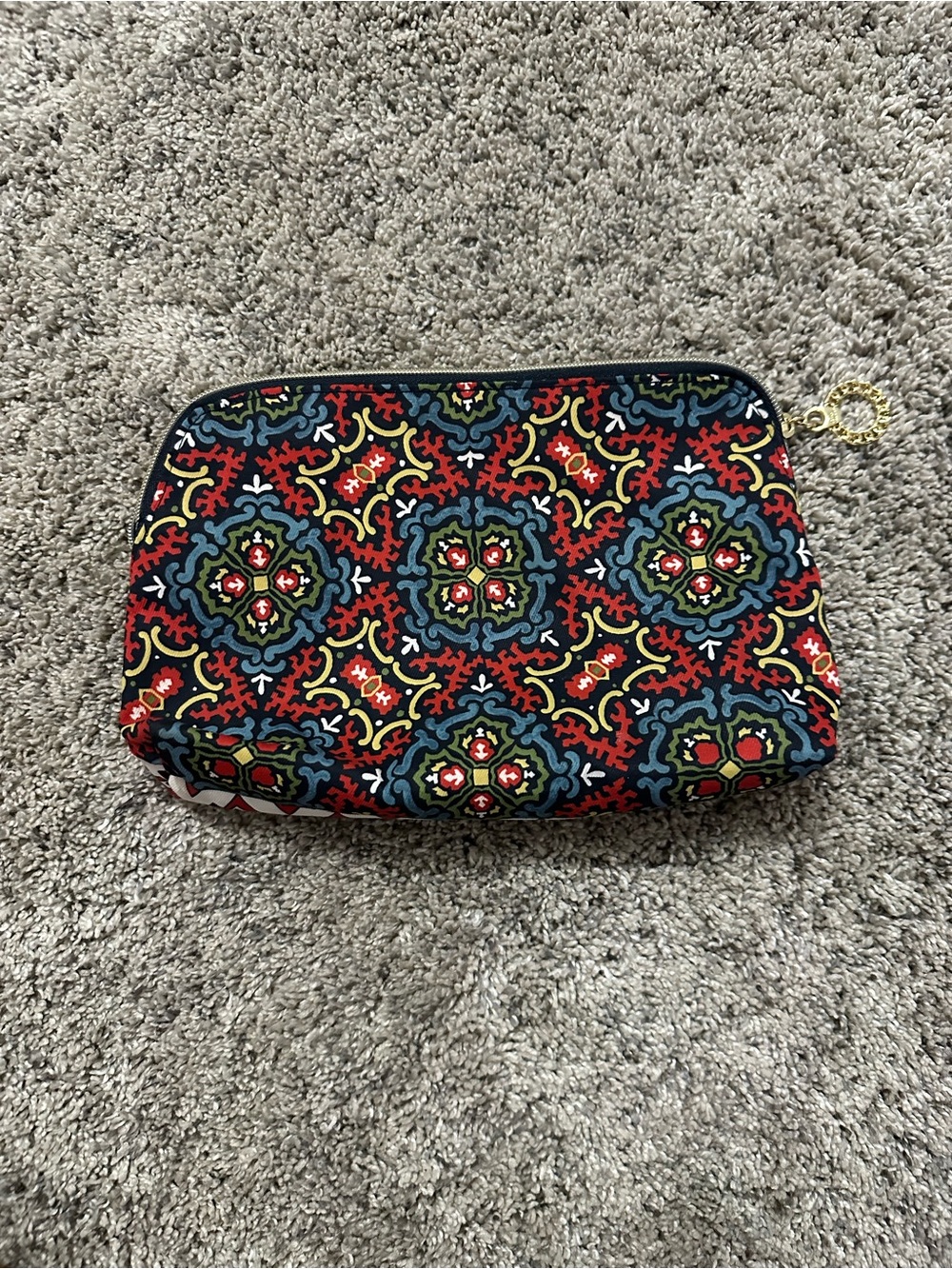 Estée Lauder Cosmetic Bag Recycled Fabric Printed Pattern